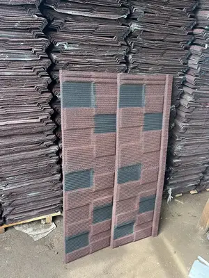 Korea Red Mix Black Shingle With Black Patch Design