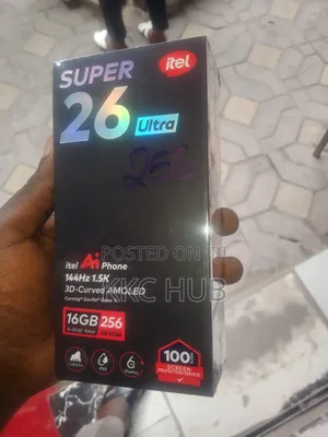 New Itel S25 Ultra 256 GB Black