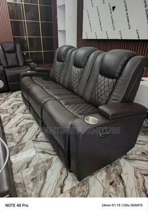 Three Seater Electric Home Theater Cinema Chairs