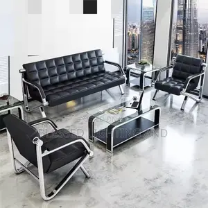 Modern Office Leather Waiting Room, Reception, Bank, Clinic Waiting Ar