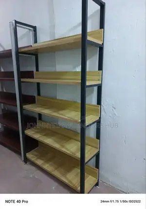 Industrial Wooden Metal Rack