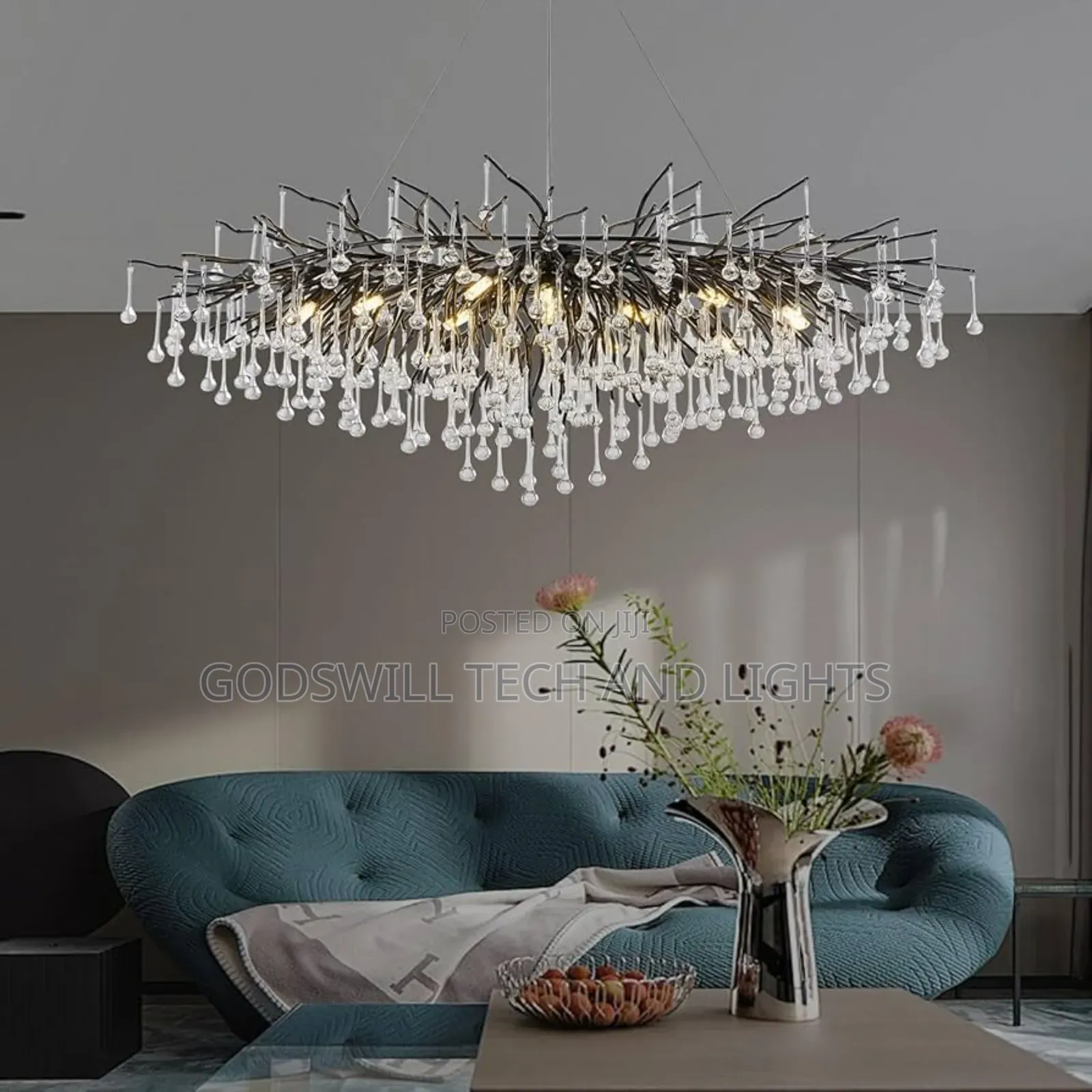 Branch Raindrop Chandelier