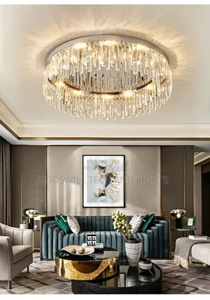 Round Crystal Led Chandelier