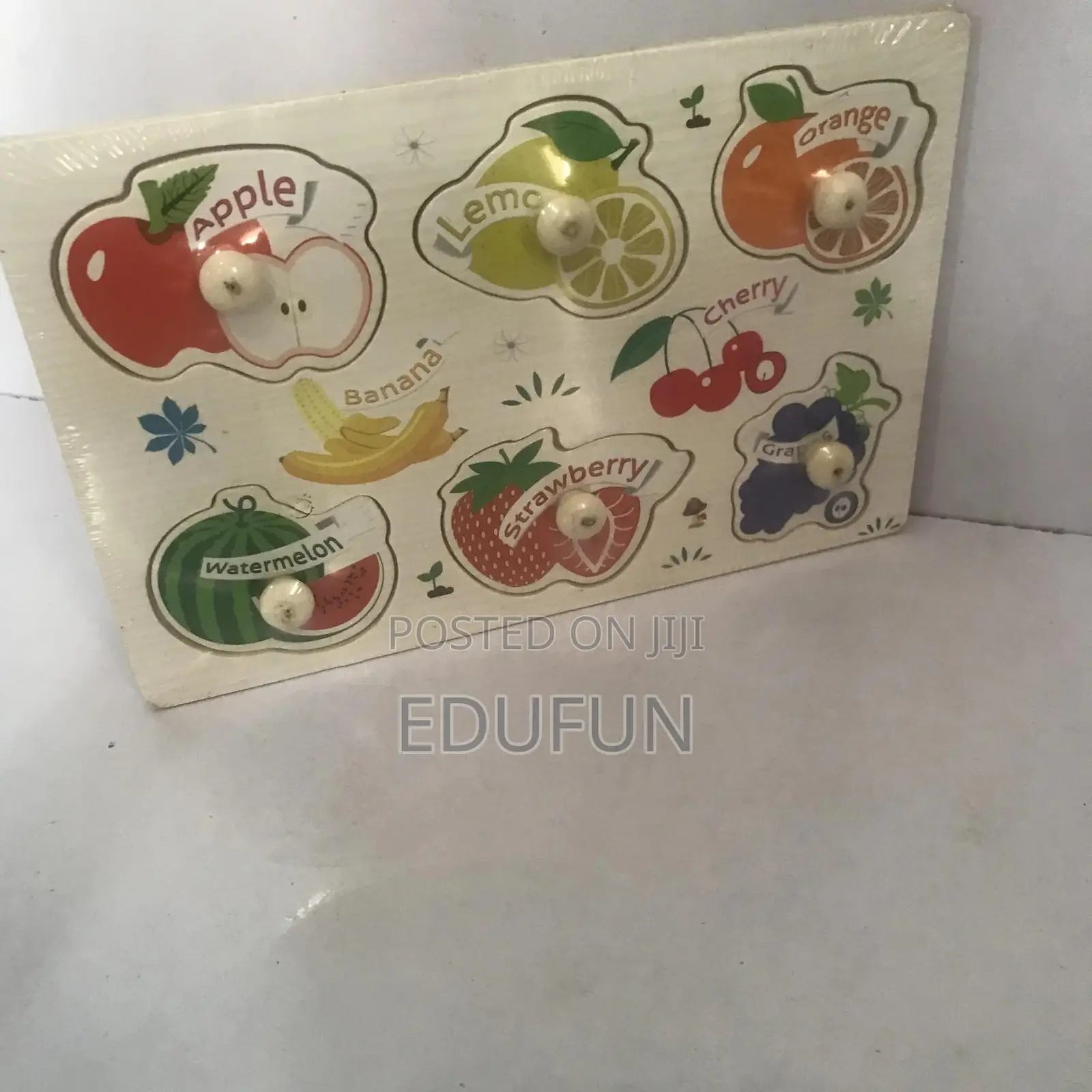Toddler Puzzle-fruit Knobs Puzzle