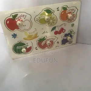 Toddler Puzzle-fruit Knobs Puzzle
