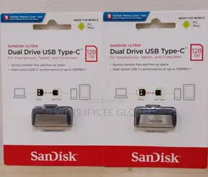 Sandisk Ultra Dual Usb Type-C Otg Flash 128gb