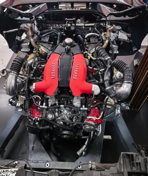 High Quality Certified Complete V8 Twin Turbo Engine Ferrari.