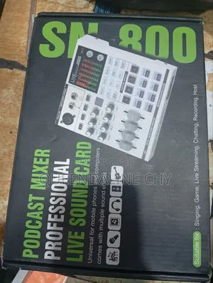 Podcast Mixer Professional Live Soundcard