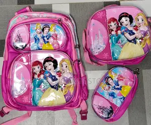 Children School Bag and Lunch and Pencil Cases