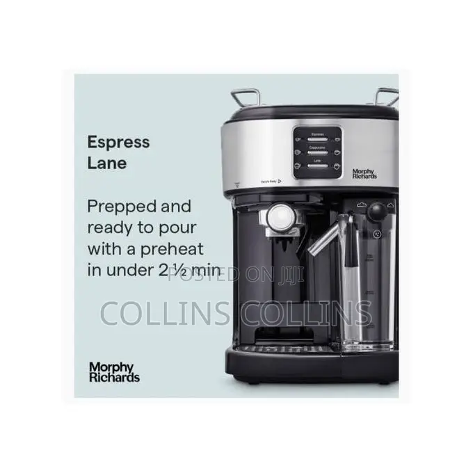 Morphy Richards Traditional Pump Espresso Coffee Machine