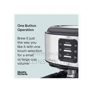 Morphy Richards Traditional Pump Espresso Coffee Machine