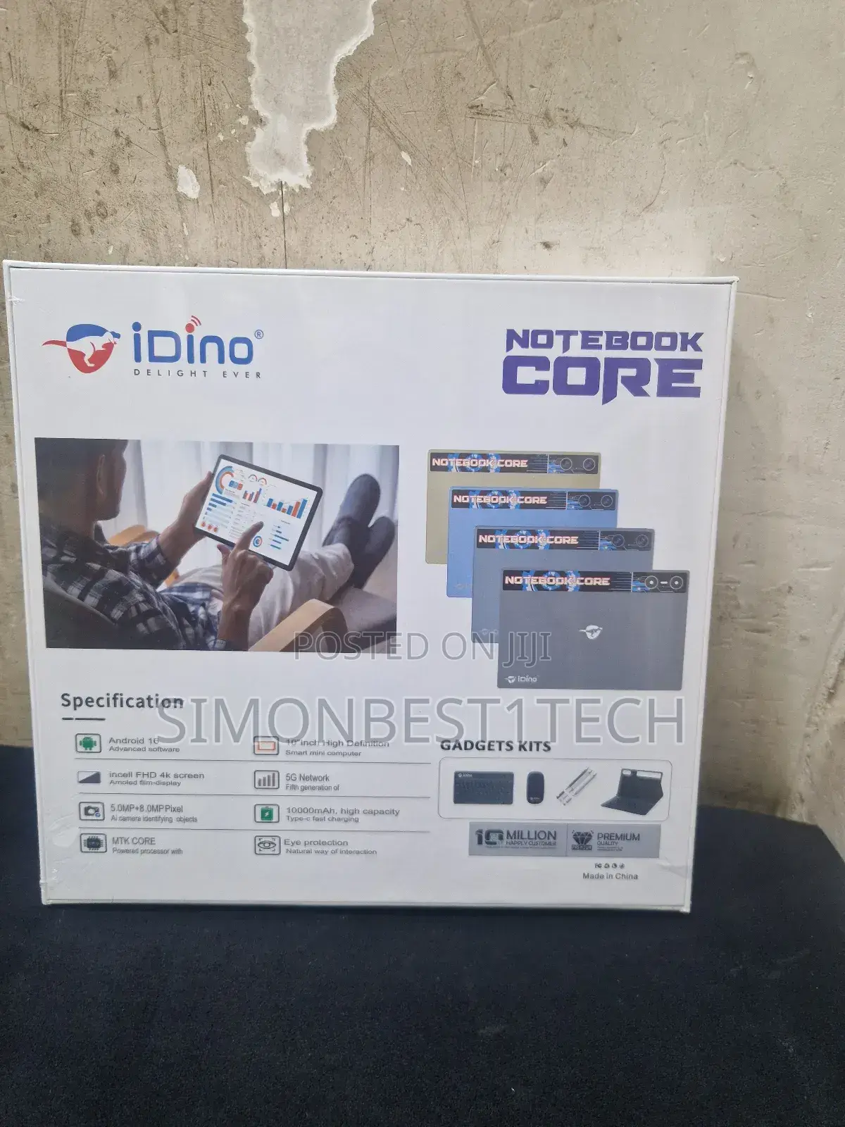 New Idino Notebook Core 512 GB Gray
