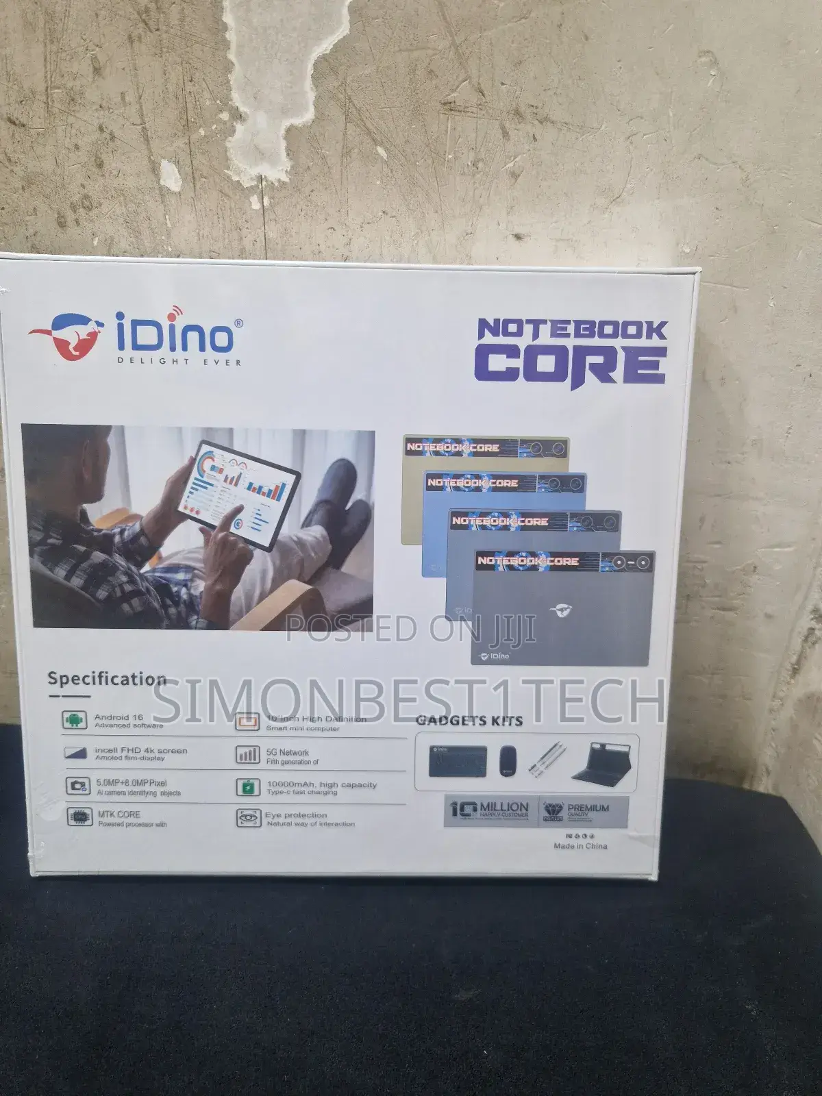 New Idino Notebook Core 512 GB Gray