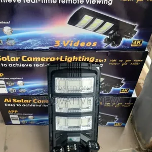 3lens CCTV Security Solarstreet Light 4g CCTV Camera
