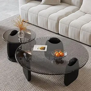 Tempered Glass Round Coffee Table