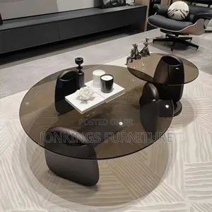 Modern Elegant Glass 2 in 1 Centre Table