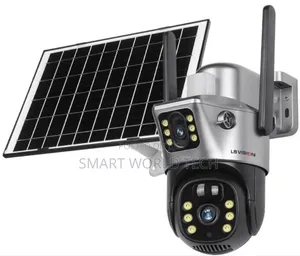 Dual Lens, Two Ways Audio, Motion Detector 4g Solar Camera