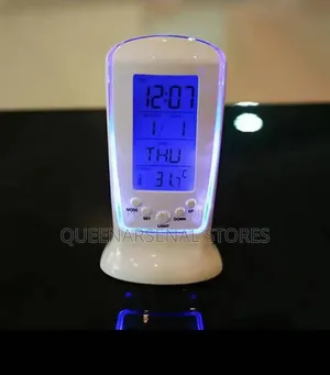 Digital Calendar Temperature Alarm Clock