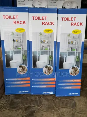 Toilet and Bathroom 3 Steps Rack Hanger