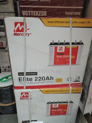220ah 12v Mercury Tubular Battery