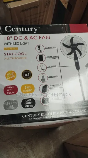 Century Ac/Dc 18 Inches Standing Fan -(Energy Saving, Energy Friendly)
