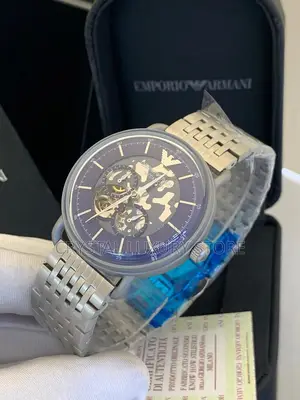 Emporio Armani Quality Luxury Men Chain Strap Wristwatch