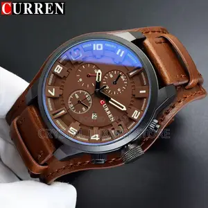 Curren Quality Luxury Men Genuine Leather Wristwatch