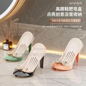Elegant High Heel Shoe Soap Case
