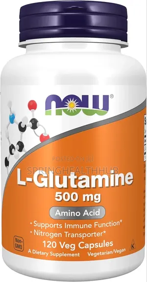 L-Glutamine 500 Mg, Nitrogen Transporter*, Amino Acid, 120 Capusles