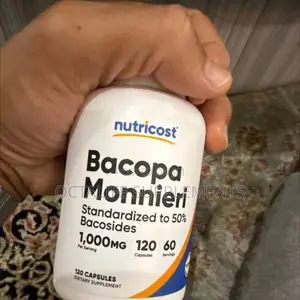 Nutricost, Bacopa Monnieri, 120 Capsules (500 Mg Per Capsule)