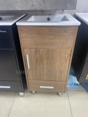 Wooden Brown Cabinet Basin