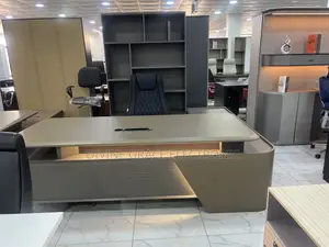 2.4m Turkish Imported Luxury Executive Desk With Led Modsrn Design