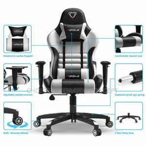 Gaming Chair (White and Black)