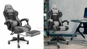 Gray and Black Gaming Chair Pro Series