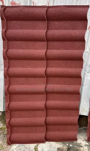 Pure Red Milano Stone Coated Roofing Tiles