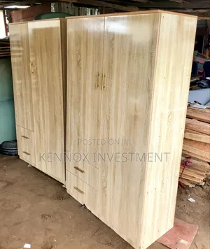 2 Doors Solid Plywood Wardrobe