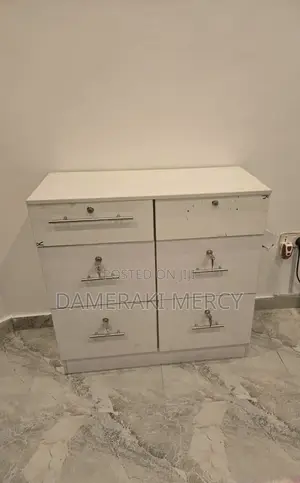 6 Drawer’S Compartments MDF Chest Console - White