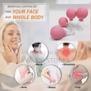 4pcs Facial Cupping Set Anti Aging Vacuum Suction Cupping Cups