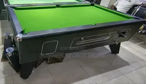 Green Top and Black Body Snooker Board