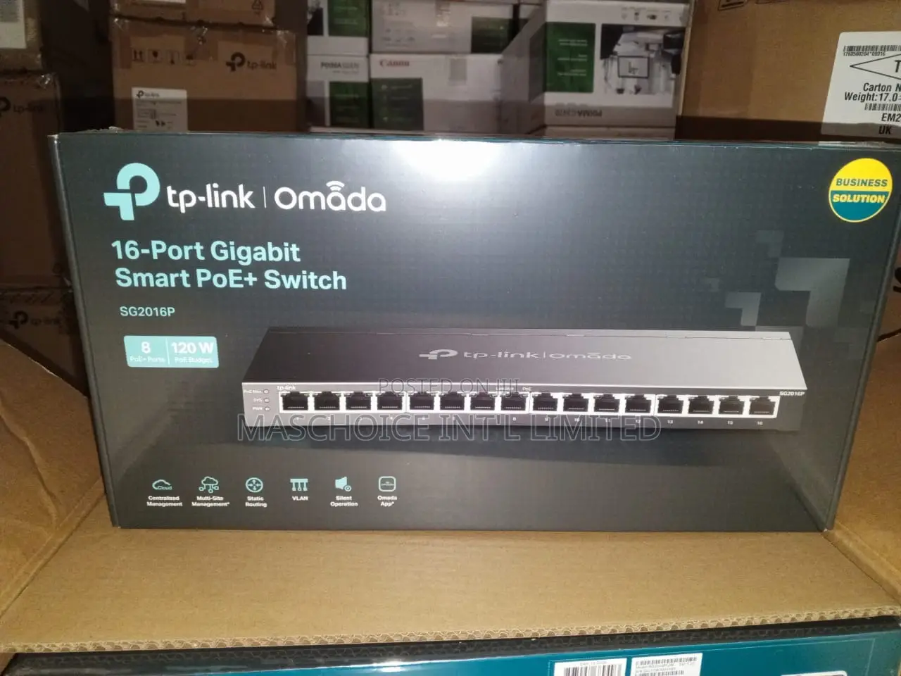Jetstream 16-Port Gigabit Smart Switch With 8-Port Poe+