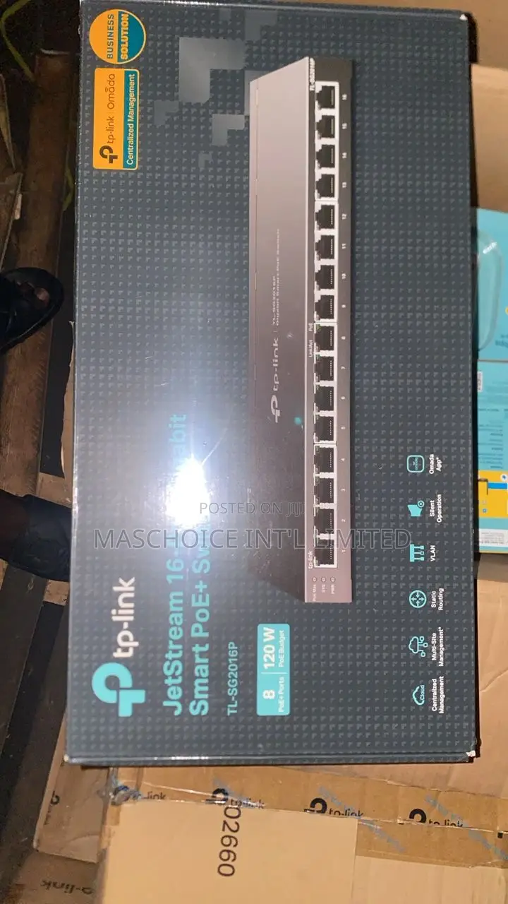 Jetstream 16-Port Gigabit Smart Switch With 8-Port Poe+