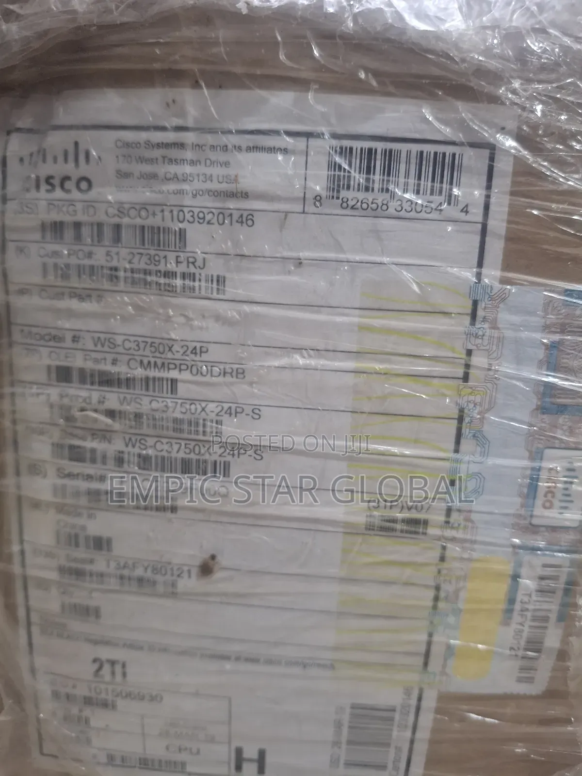 Cisco Catalyst Switch Ws-c3750x-24p-s