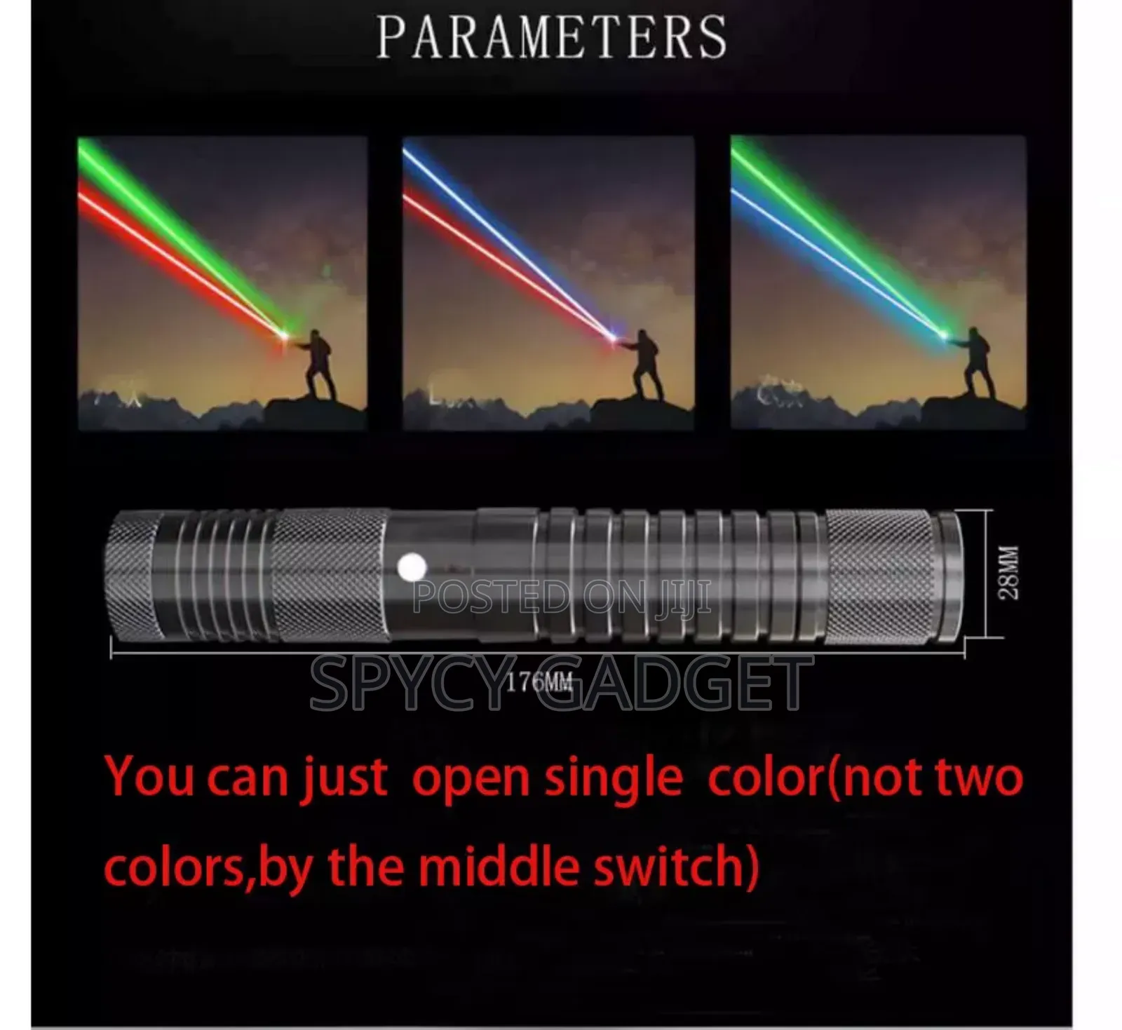 Dual Green Red Beam Laser Pointer