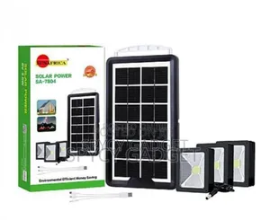 Solar Smartphone Charger With 2 Bulbs