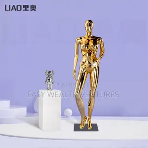 Gold Mannequin Female Big Breast Clothing
