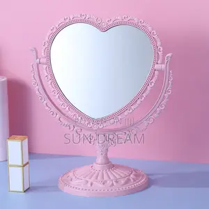 Pink White Mirror Table Decoration Table Mirror