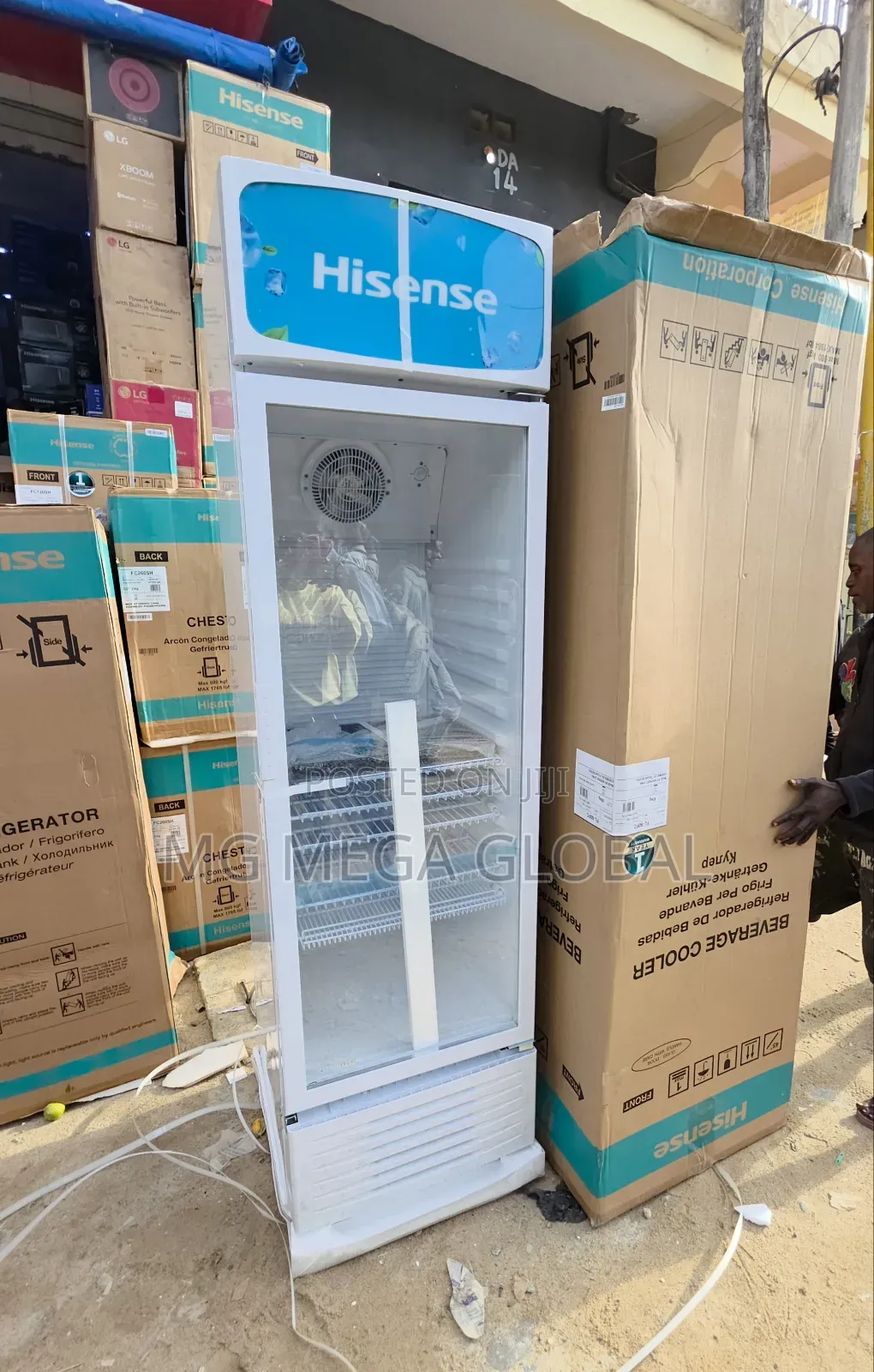 382l Chiller Display Refrigerator