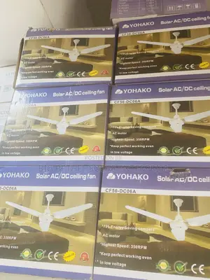 Yohako Ac/Dc Solar Ceiling Fan
