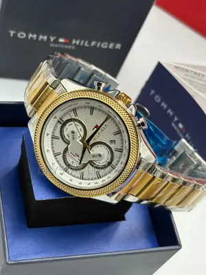 Tommy Hilfiger Quality Men Chain Strap Wristwatch