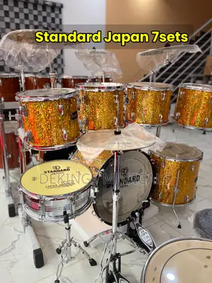 Standard Japan 7 Piece Drum Set With Cymbals And Drum Dead